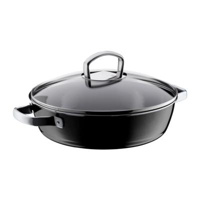 Chảo nướng Fusiontec Mineral 28cm màu đen