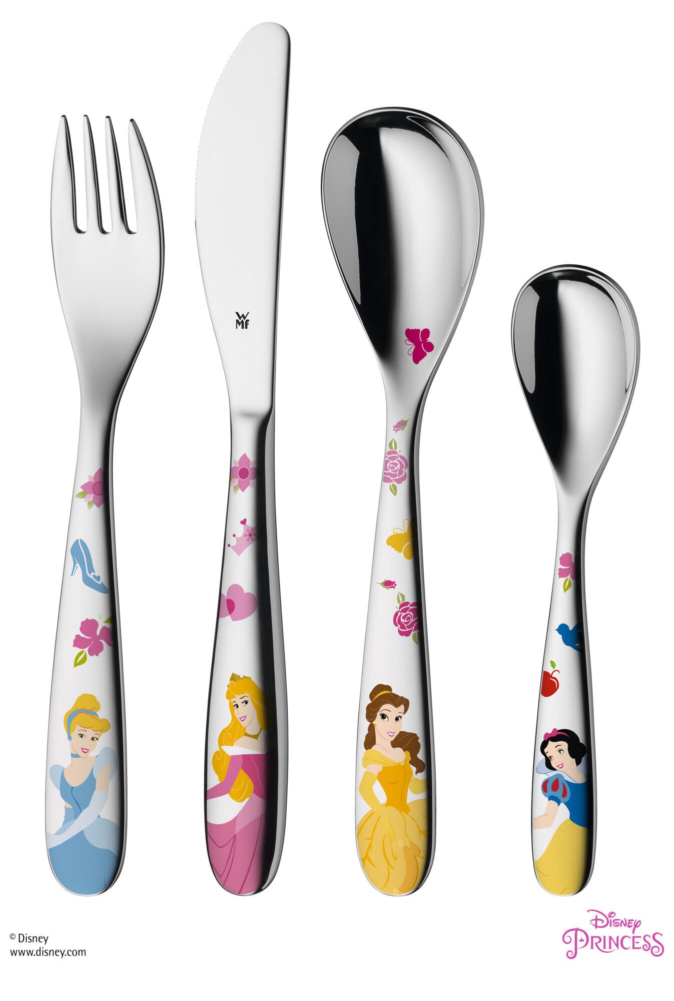 Bộ 4 món dao thìa nĩa công chúa Disney cho trẻ em